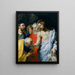 The Charge of Christ to Peter - Peter Paul Rubens — framed artwork on a wall