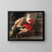 Cimon et Pero, la charité romaine - Peter Paul Rubens — framed artwork on a wall