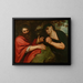 Democritus and Heraclitus - Peter Paul Rubens — framed artwork on a wall