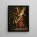 the Descent from the Cross - Peter Paul Rubens — framed artwork on a wall