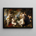 Diane and Callisto - Peter Paul Rubens — framed artwork on a wall