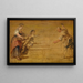 The Cook, the Butcher, and the Boy Around a Table - Peter Paul Rubens — framed artwork on a wall