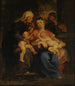 The Holy Family with Saint Elizabeth and Saint John - Peter Paul Rubens — artwork view