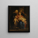 The Holy Family with Saint Elizabeth and Saint John - Peter Paul Rubens — framed artwork on a wall