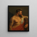 Torse de l'homme - Peter Paul Rubens — framed artwork on a wall