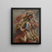 Minerve surmontant l'ignorance - Peter Paul Rubens — framed artwork on a wall