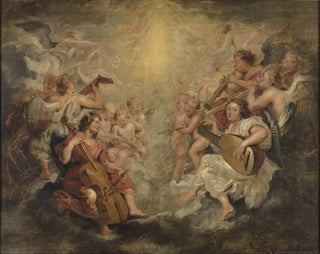 angels making music - Peter Paul Rubens — artwork view