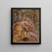 La paix qui embrasse l'abondance - Peter Paul Rubens — framed artwork on a wall