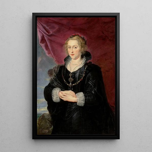 Portrait of a Lady - Peter Paul Rubens — framed artwork on a wall