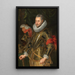 Portrait of Marquis Ambrogio Spinola - Peter Paul Rubens — framed artwork on a wall