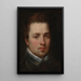 Portrait of a Young Man - Peter Paul Rubens — framed artwork on a wall