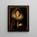 Portrait of a Young Woman - Peter Paul Rubens — framed artwork on a wall