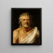 Portrait of the Philosopher Seneca - Peter Paul Rubens — framed artwork on a wall