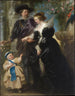 Rubens, his wife Hélène Fourment and their son Frans - Peter Paul Rubens — artwork view