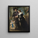 Rubens, his wife Hélène Fourment and their son Frans - Peter Paul Rubens — framed artwork on a wall
