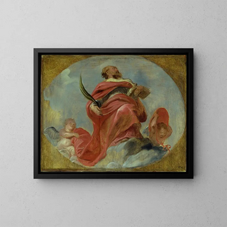Saint Albert de Louvain - Peter Paul Rubens — framed artwork on a wall