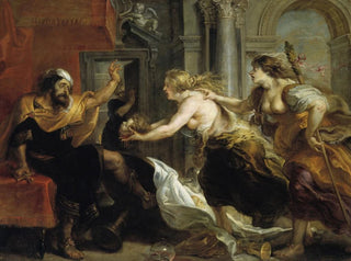 Térée confronté à la tête de son fils Itylus - Peter Paul Rubens — artwork view