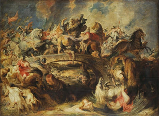 La bataille des Amazones - Peter Paul Rubens — artwork view