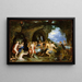 The Feast of Achelous - Peter Paul Rubens — framed artwork on a wall