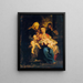 La Sainte Famille avec sainte Élisabeth et saint Jean - Peter Paul Rubens — framed artwork on a wall