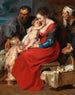 The Holy Family with Saints Elizabeth and John the Baptist - Peter Paul Rubens — artwork view
