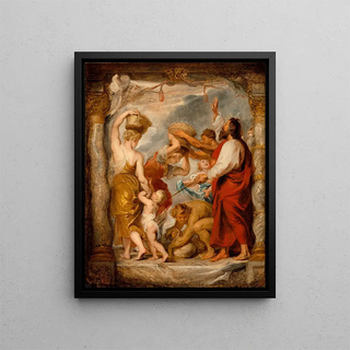 Peter Paul Rubens - The Israelites Gathering Manna in the Desert.webp