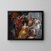 The Judgment of Solomon - Peter Paul Rubens — framed artwork on a wall