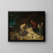 The Lamentation over the Dead Christ - Peter Paul Rubens — framed artwork on a wall