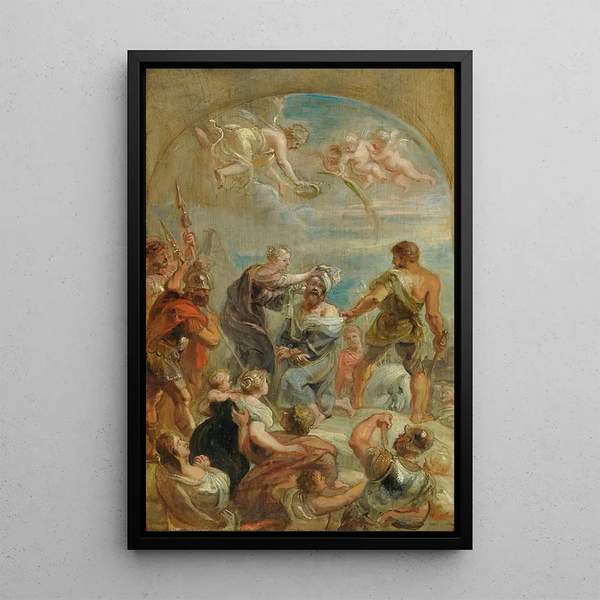 The Martyrdom of Saint Paul - Peter Paul Rubens — framed artwork on a wall