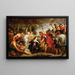 The meeting of David and Abigail - Peter Paul Rubens — framed artwork on a wall
