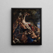 L'Érection de la Croix - Peter Paul Rubens — framed artwork on a wall