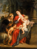 The Virgin and Child with Saint Elizabeth and Saint John the Baptist - Peter Paul Rubens — artwork view