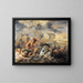 The voyage of Cardinal Infant Ferdinand of Spain from Barcelona to Genoa in April 1633 - Peter Paul Rubens — framed artwork on a wall