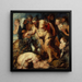 The Drunken Silenus - Peter Paul Rubens — framed artwork on a wall