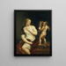 Venus and Cupid - Peter Paul Rubens — framed artwork on a wall