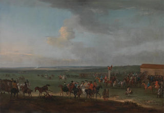 Peter Tillemans - The Round Course at Newmarket Cambridgeshire Preparing for the Kings Plate.webp