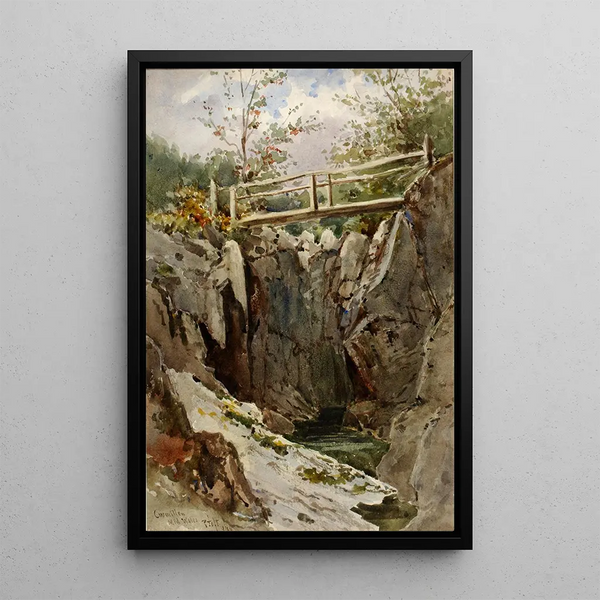 Curmillon MidWales - Peter Toft — framed artwork on a wall