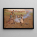 Burning of Weeds - Peter Walker Nicholson — framed artwork on a wall