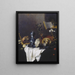 Vanitas still life painting - Peter Willebeeck — framed artwork on a wall
