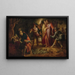 The Betrayal of Christ - Peter Wtewael — framed artwork on a wall