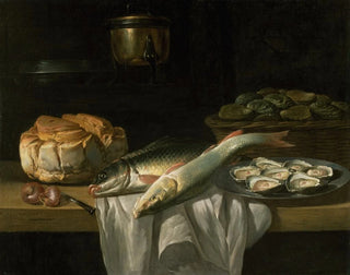 Nature morte avec un brochet et une carpe - Peter van Boucle — artwork view