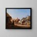 Russian Village Song Painting - Peter von Hess — framed artwork on a wall