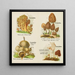 Petit atlas des champignons Pl 2 - Delachaux Niestlé — framed artwork on a wall