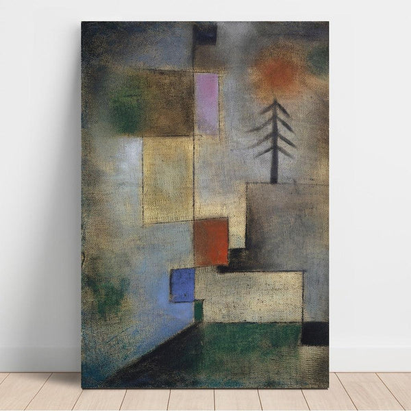 Reproduction of the painting Small painting of fir trees - Paul Klee