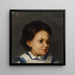 Petite Liisa - Hélène Schjerfbeck — framed artwork on a wall