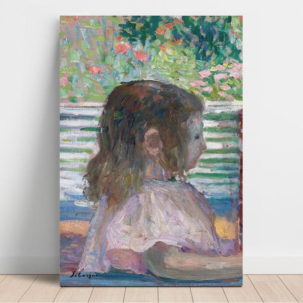 Reproduction of the painting Petite Tête De Profil Painting - Henri Lebasque