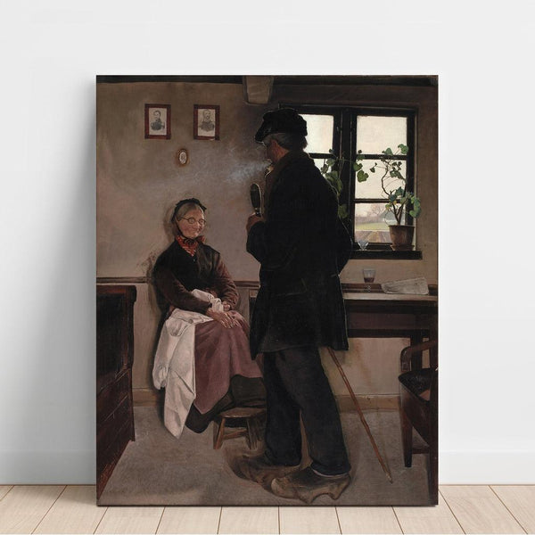 Reproduction of the painting of Little Porters, Sealand - Laurits Andersen Ring