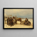 Aux portes - Petr Petrovich Sokolov — framed artwork on a wall