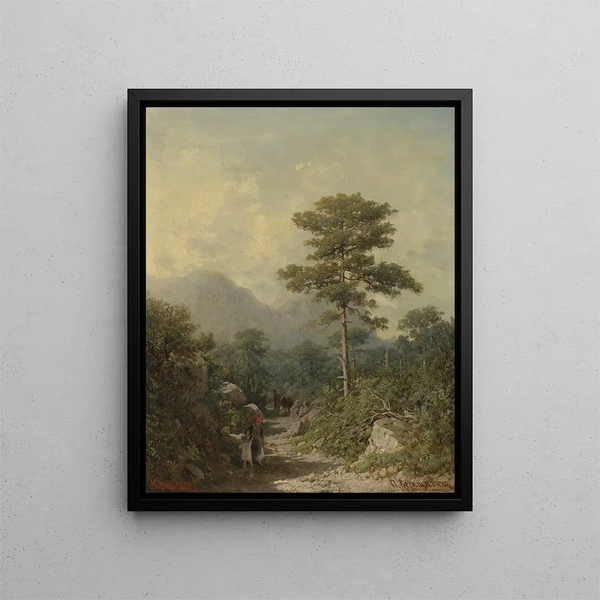 Crimea - Petr Petrovich Vereshchagin — framed artwork on a wall