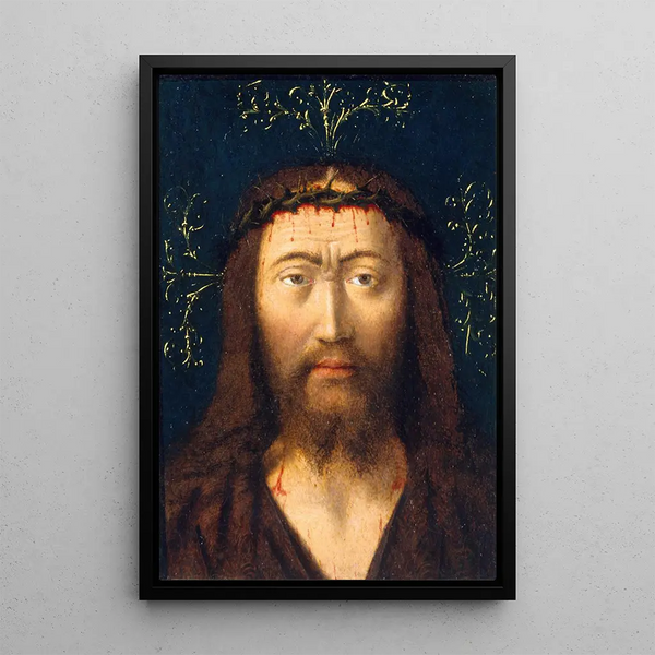 Head of Christ - Petrus Christus — framed artwork on a wall